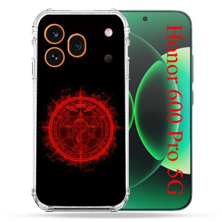 Coque Renforcée Pour Honor 600 Pro 5G Manga Fullmetal Alchemist Logo