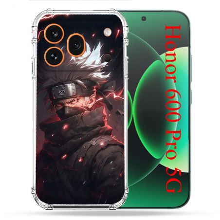 Coque Renforcée Pour Honor 600 Pro 5G Manga Naruto Kakashi Dark