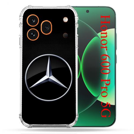 Coque Renforcée Pour Honor 600 Pro 5G Mercedes Carbone