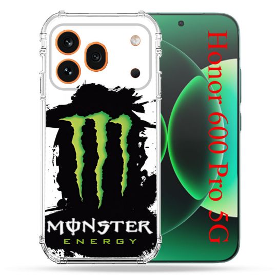 Coque Renforcée Pour Honor 600 Pro 5G Monster Energy Tache
