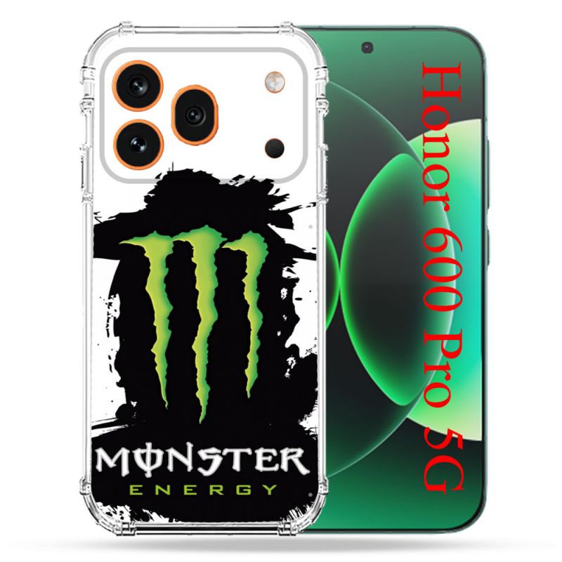 Coque Renforcée Pour Honor 600 Pro 5G Monster Energy Tache