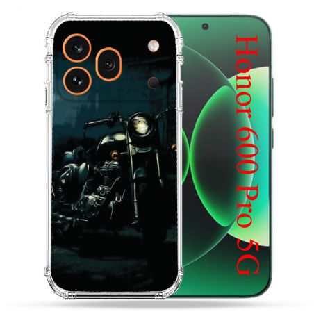 Coque Renforcée Pour Honor 600 Pro 5G Moto Harley Vintage