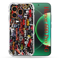 Coque Renforcée Pour Honor 600 Pro 5G Musique Rock Groupe