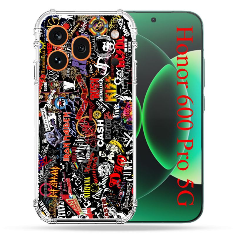 Coque Renforcée Pour Honor 600 Pro 5G Musique Rock Groupe
