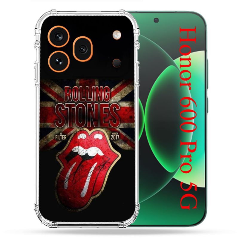Coque Renforcée Pour Honor 600 Pro 5G Musique Rolling Stones