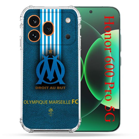 Coque Renforcée Pour Honor 600 Pro 5G Olympique Marseille OM Bande