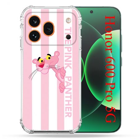 Coque Renforcée Pour Honor 600 Pro 5G Panthere Rose