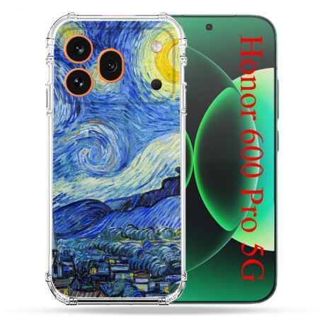 Coque Renforcée Pour Honor 600 Pro 5G Peinture La nuit étoilée