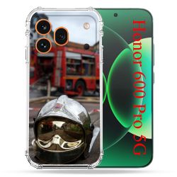 Coque Renforcée Pour Honor 600 Pro 5G Pompier Casque Camion