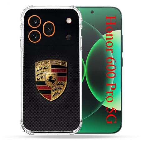 Coque Renforcée Pour Honor 600 Pro 5G Porsche Carbone