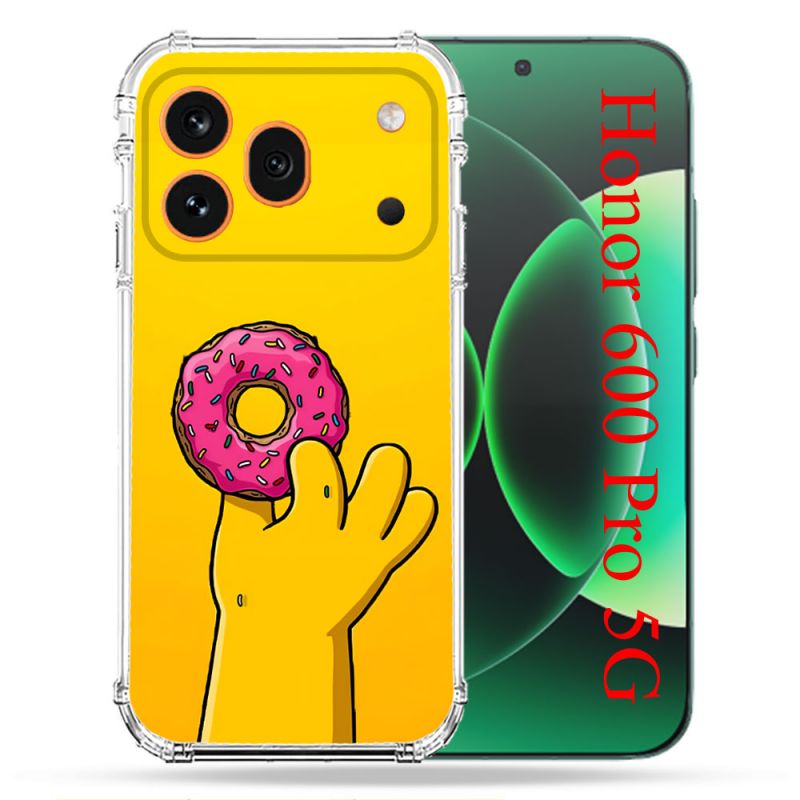 Coque Renforcée Pour Honor 600 Pro 5G Simpson Donuts