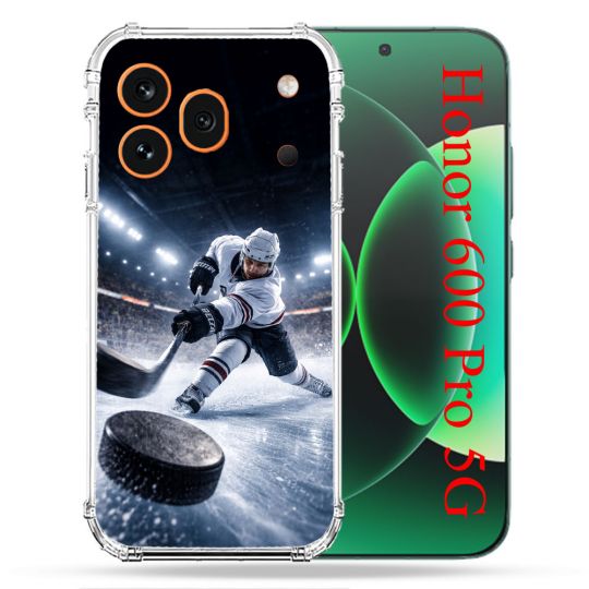 Coque Renforcée Pour Honor 600 Pro 5G Sport Hockey sur Glace