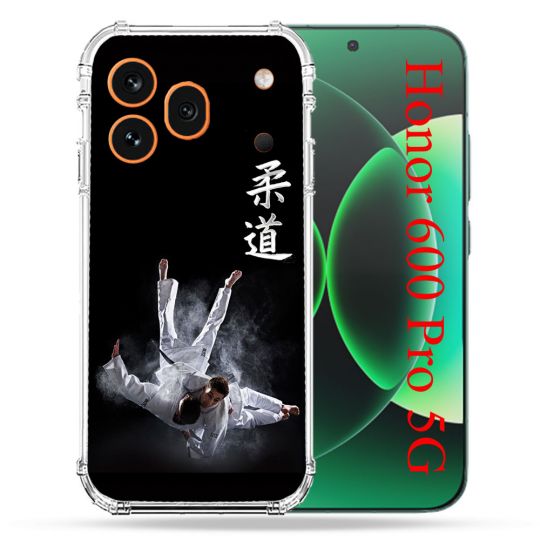 Coque Renforcée Pour Honor 600 Pro 5G Sport Judo Noir