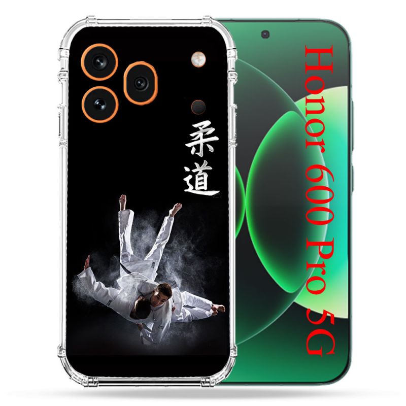 Coque Renforcée Pour Honor 600 Pro 5G Sport Judo Noir