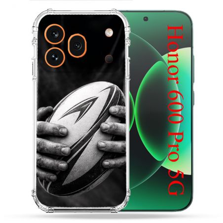 Coque Renforcée Pour Honor 600 Pro 5G Sport Rugby Ballon Moderne