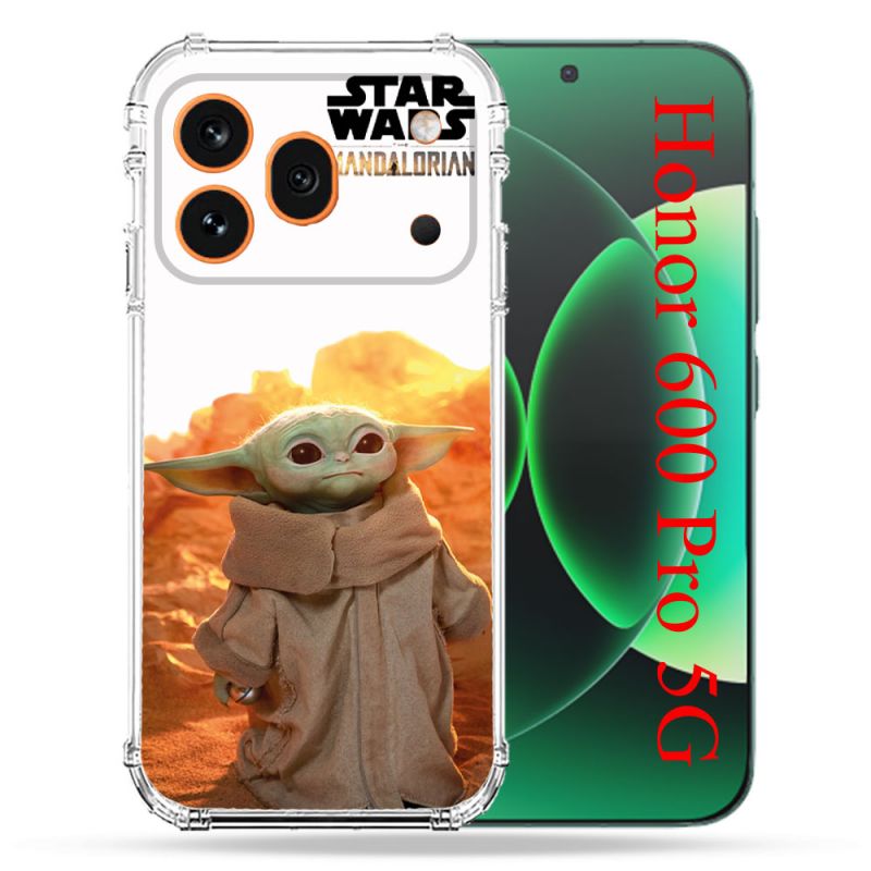 Coque Renforcée Pour Honor 600 Pro 5G Star Wars - Yoda bebe soleil