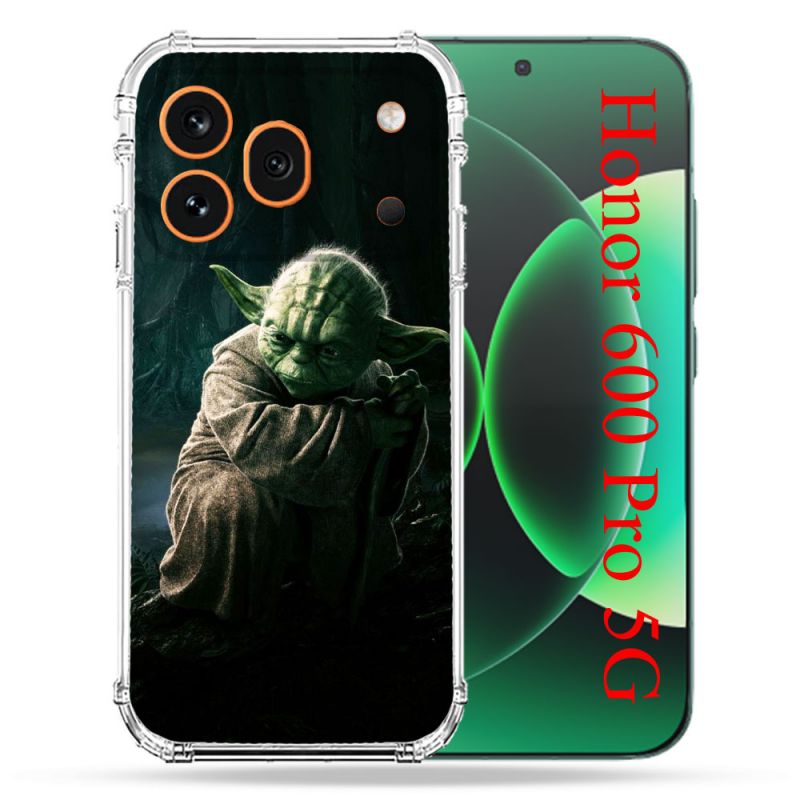 Coque Renforcée Pour Honor 600 Pro 5G Star Wars - Yoda sombre