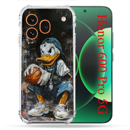 Coque Renforcée Pour Honor 600 Pro 5G Street Art Donald Duck