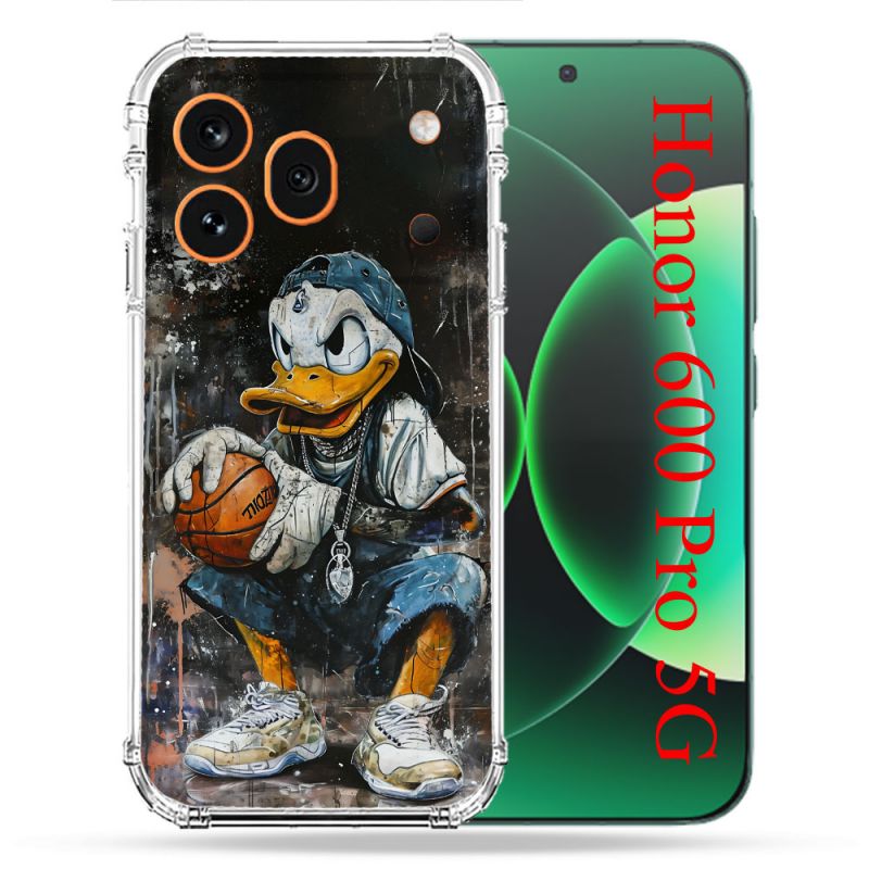Coque Renforcée Pour Honor 600 Pro 5G Street Art Donald Duck