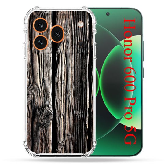 Coque Renforcée Pour Honor 600 Pro 5G Texture Bois