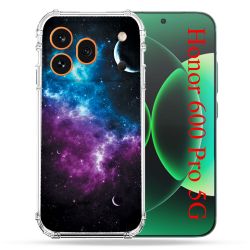 Coque Renforcée Pour Honor 600 Pro 5G Univers Bleu Violet
