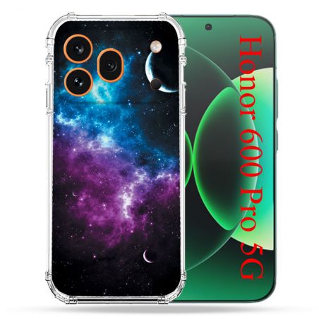 Coque Renforcée Pour Honor 600 Pro 5G Univers Bleu Violet