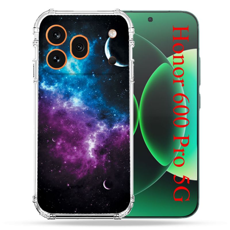 Coque Renforcée Pour Honor 600 Pro 5G Univers Bleu Violet