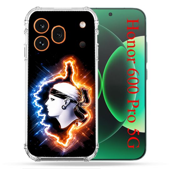 Coque Renforcée Pour Honor 600 Pro 5G Voyage Corse Brillante