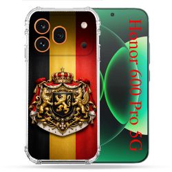 Coque Renforcée Pour Honor 600 Pro 5G Voyage Drapeau Belgique