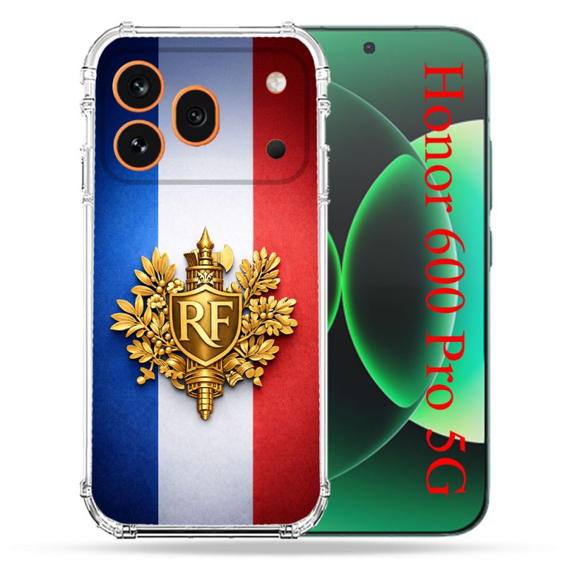 Coque Renforcée Pour Honor 600 Pro 5G Voyage Drapeau France