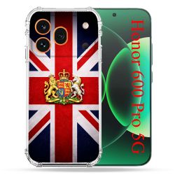 Coque Renforcée Pour Honor 600 Pro 5G Voyage Drapeau Grande Bretagne UK