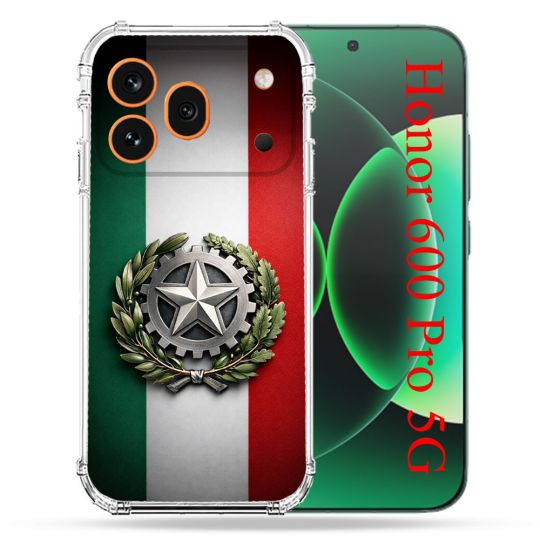 Coque Renforcée Pour Honor 600 Pro 5G Voyage Drapeau Italie