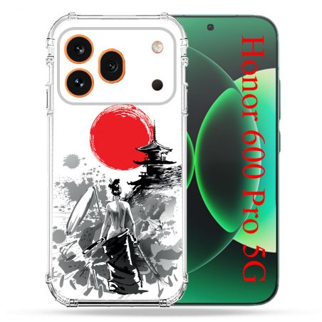 Coque Renforcée Pour Honor 600 Pro 5G Voyage Japon Femme