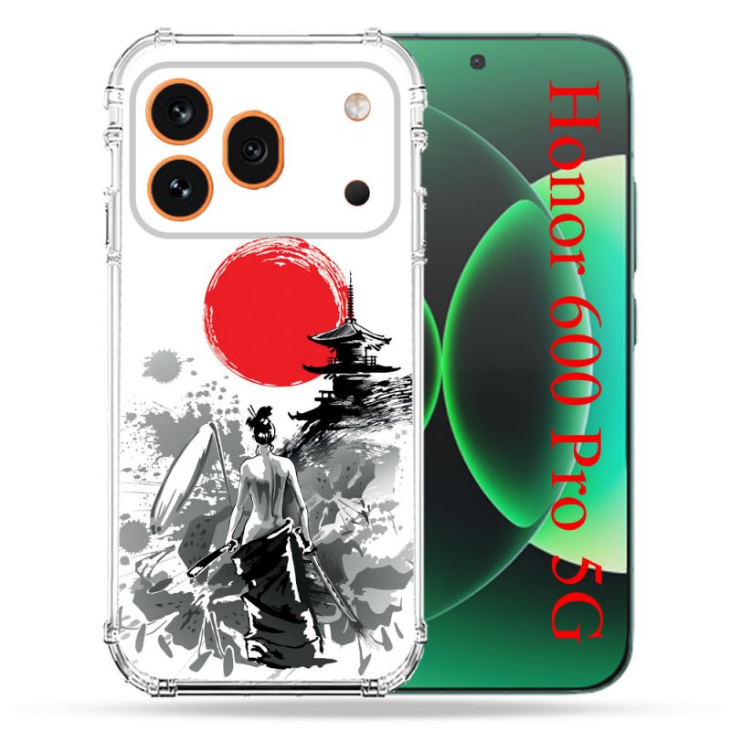 Coque Renforcée Pour Honor 600 Pro 5G Voyage Japon Femme