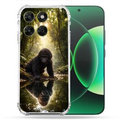 Coque Renforcée Pour Moto G37 / G37 Power / G47 Animal Gorille Reflet