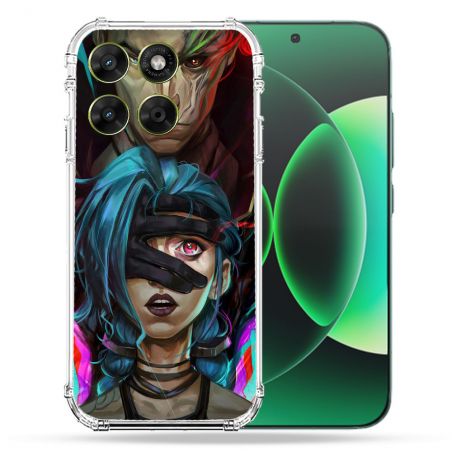 Coque Renforcée Pour Moto G37 / G37 Power / G47 Arcane Jinx Bleu