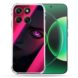 Coque Renforcée Pour Moto G37 / G37 Power / G47 Arcane Jinx Rose