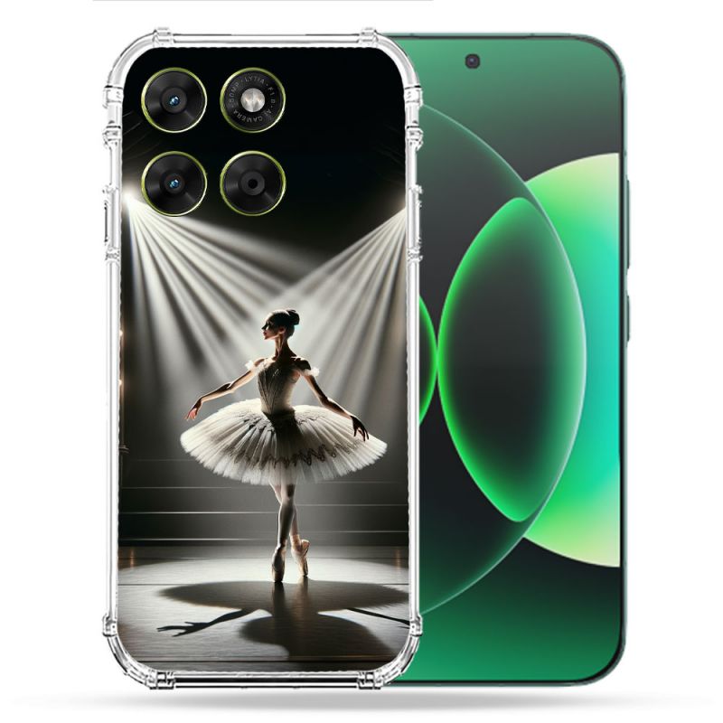 Coque Renforcée Pour Moto G37 / G37 Power / G47 Danseuse Lumière