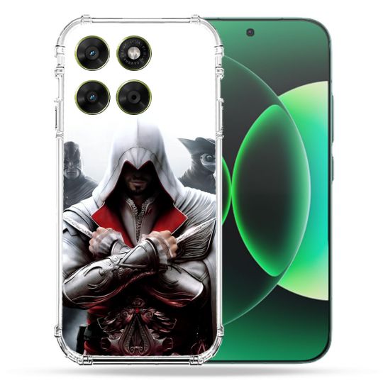 Coque Renforcée Pour Moto G17 / G17 Power Assassin Creed Mask