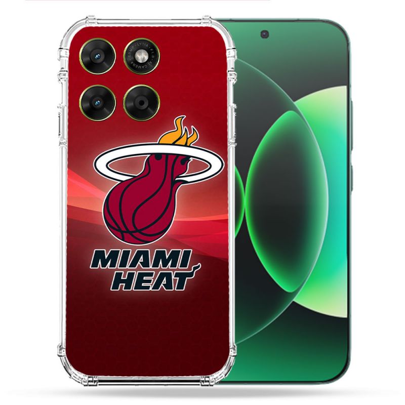 Coque Renforcée Pour Moto G17 / G17 Power Basket Miami Heat