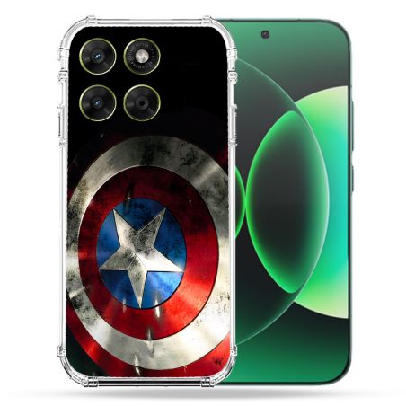 Coque Renforcée Pour Moto G17 / G17 Power Captain America Bouclier