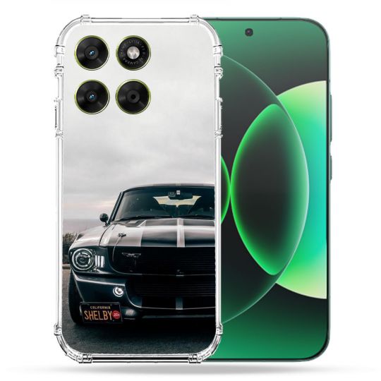 Coque Renforcée Pour Moto G17 / G17 Power Ford Mustang GT500 Vintage