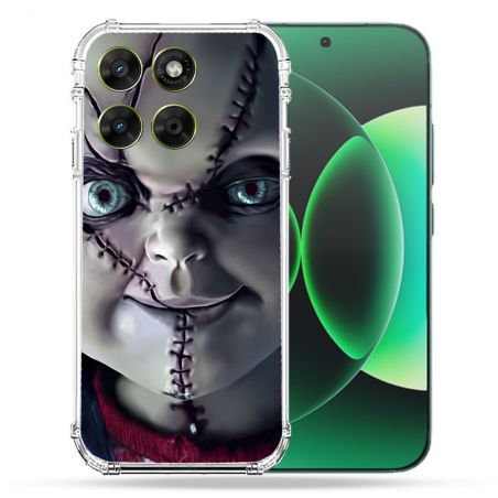 Coque Renforcée Pour Moto G17 / G17 Power Horreur Chucky Cicatrice