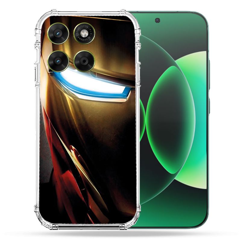 Coque Renforcée Pour Moto G17 / G17 Power Iron Man Casque