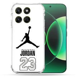 Coque Renforcée Pour Moto G17 / G17 Power Jordan 23 Blanc