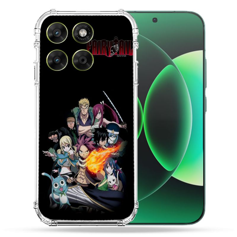 Coque Renforcée Pour Moto G17 / G17 Power Manga Fairy Tail Logo Team
