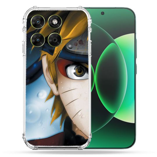 Coque Renforcée Pour Moto G17 / G17 Power Manga Naruto Blanc