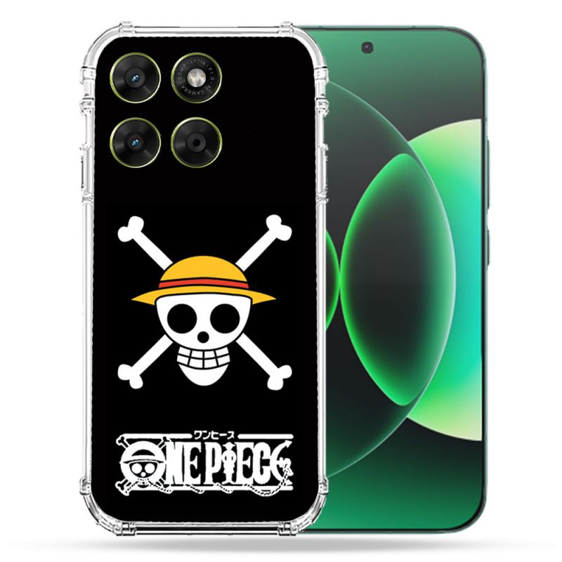 Coque Renforcée Pour Moto G17 / G17 Power Manga One Piece Tete de Mort