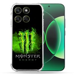 Coque Renforcée Pour Moto G17 / G17 Power Monster Energy Vert