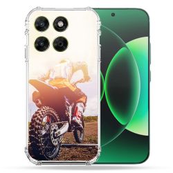 Coque Renforcée Pour Moto G17 / G17 Power Moto Cross Soleil